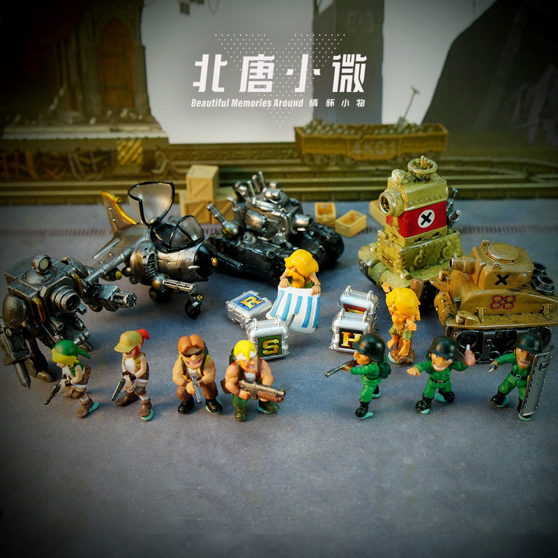 Model Kit Metal Slug - مجسمات معدنية مصغرة من سلسلة Metal