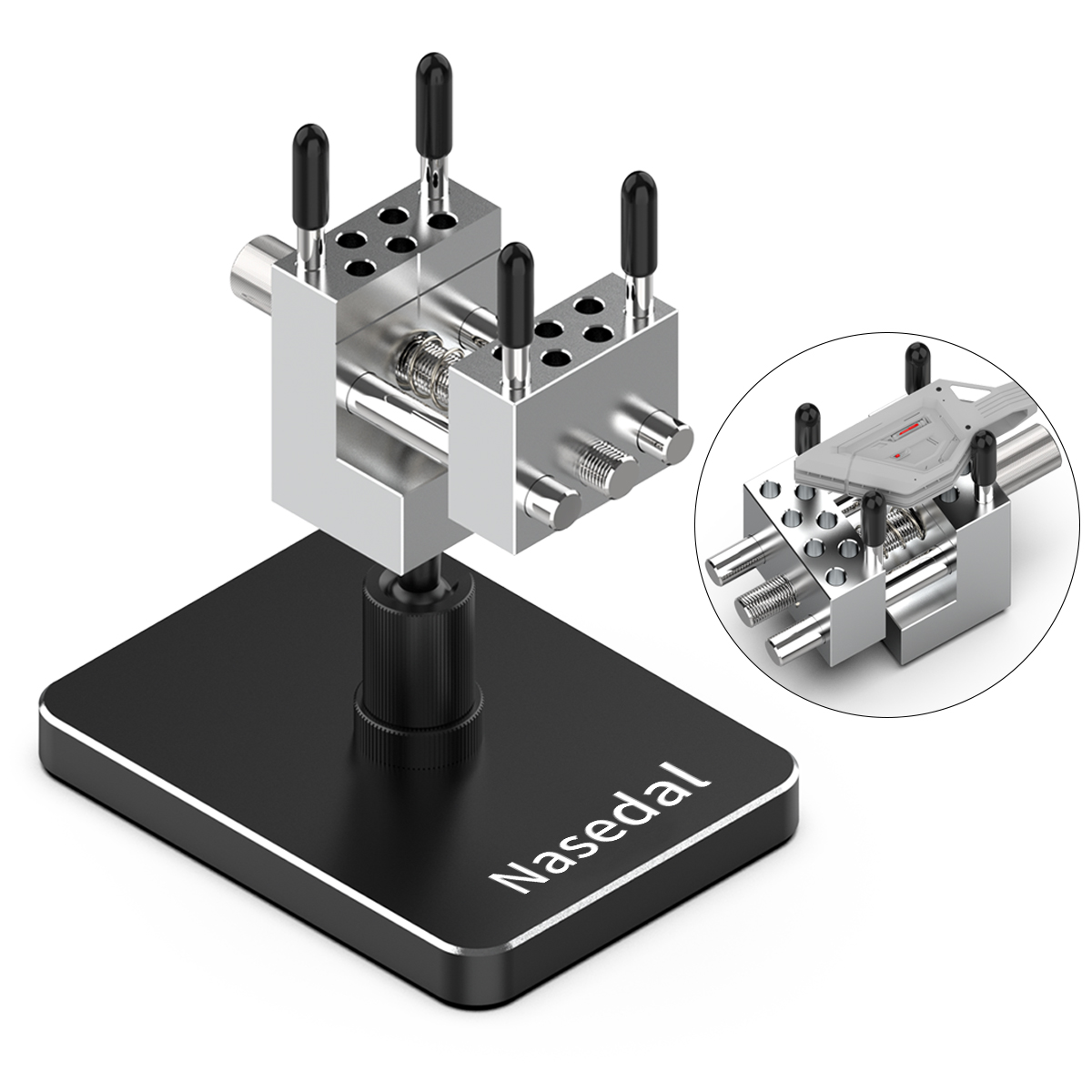 Model Kit Vise - Nasedal 2in1 ملزمة طاولة صغيرة محمولة