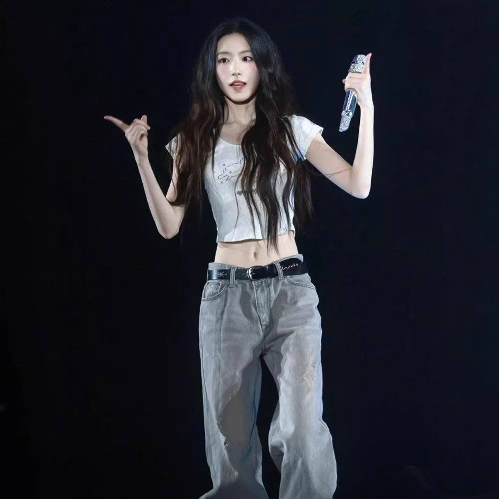 Wash Effect Set - تي شيرت دينيم مغسول بتأثير تنحيف
