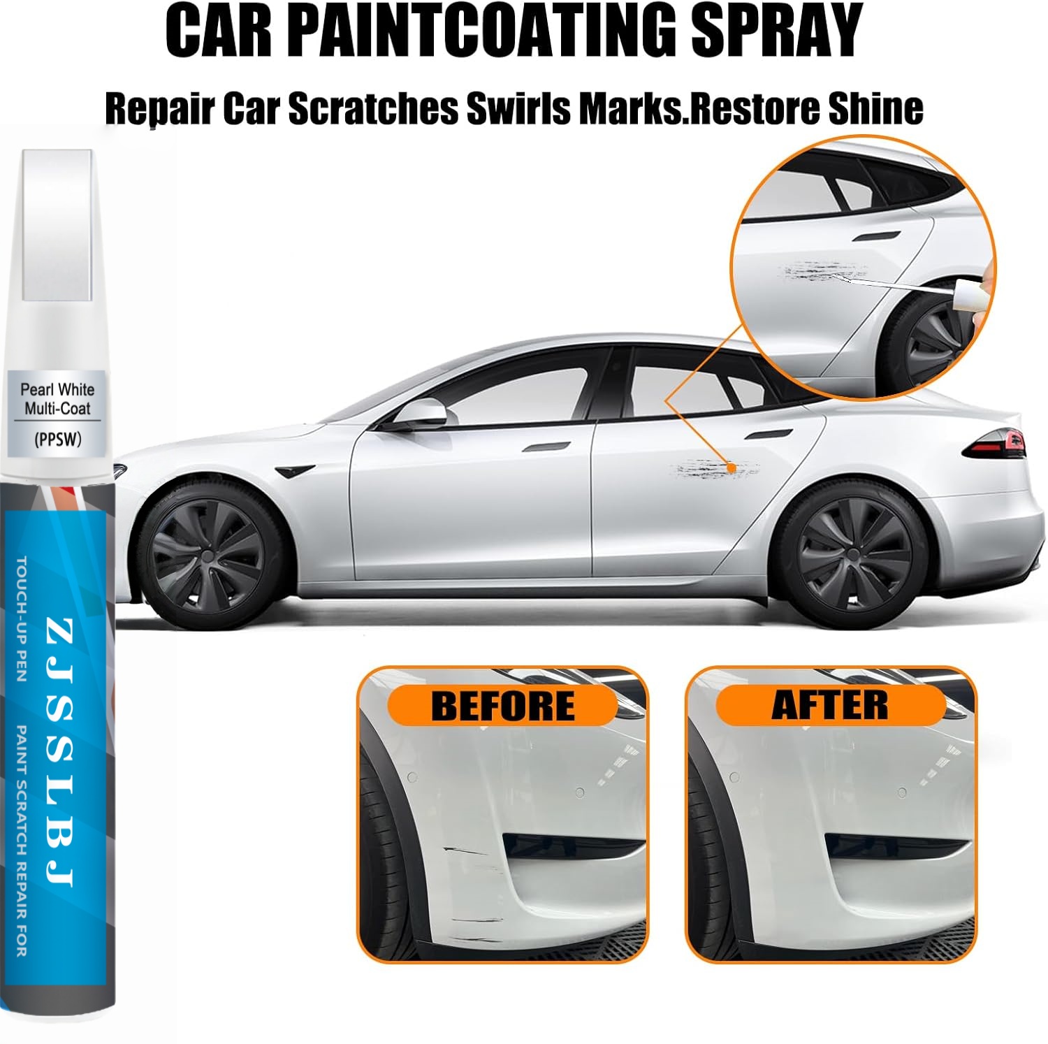 Model Kit Paint Remover - طلاء إصلاح خدوش السيارات لسيارات تسلا