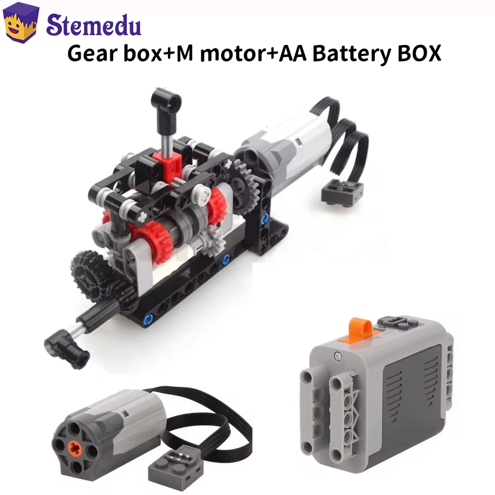 Model Kit Motor - MOC-High tech علبة تروس 4 سرعات