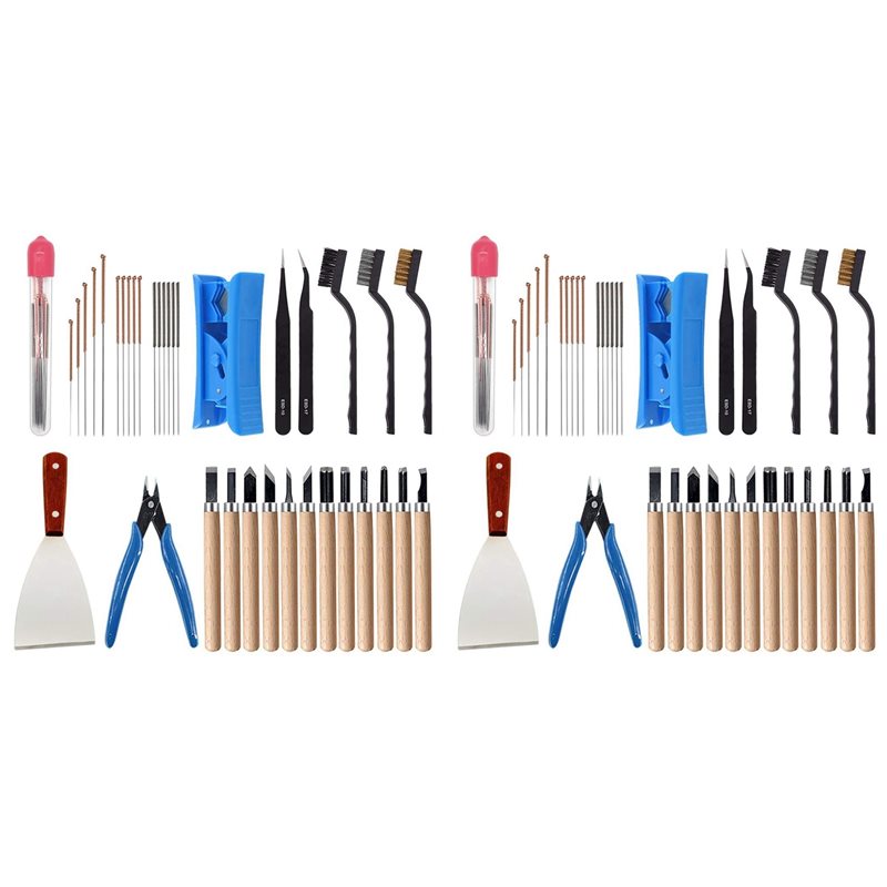 Model Kit Paint Remover - Y51A-70 قطعة مجموعة أدوات الطابعة ثلاثية