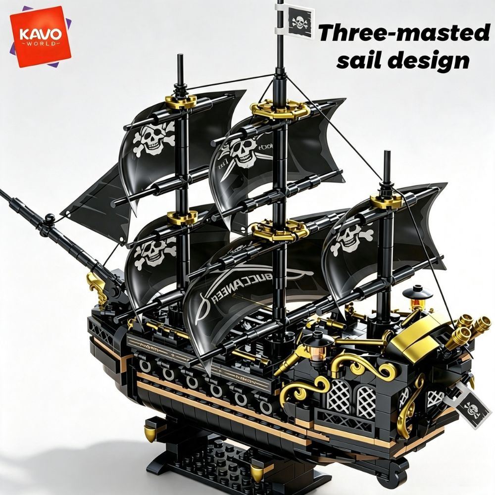 Model Kit U Boat - مجموعة ألعاب بناء سفينة القراصنة الكلاسيكية