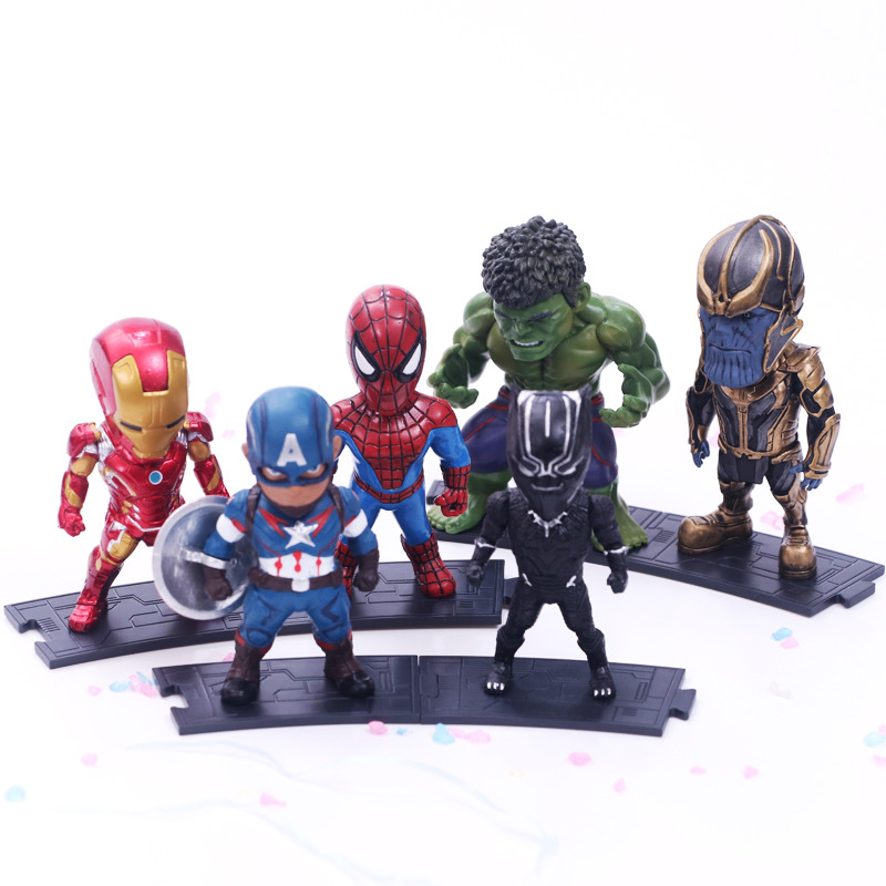 6 قطعة/المجموعة الأعجوبة المنت - مراجعة Model Kit Spiderman وسعره