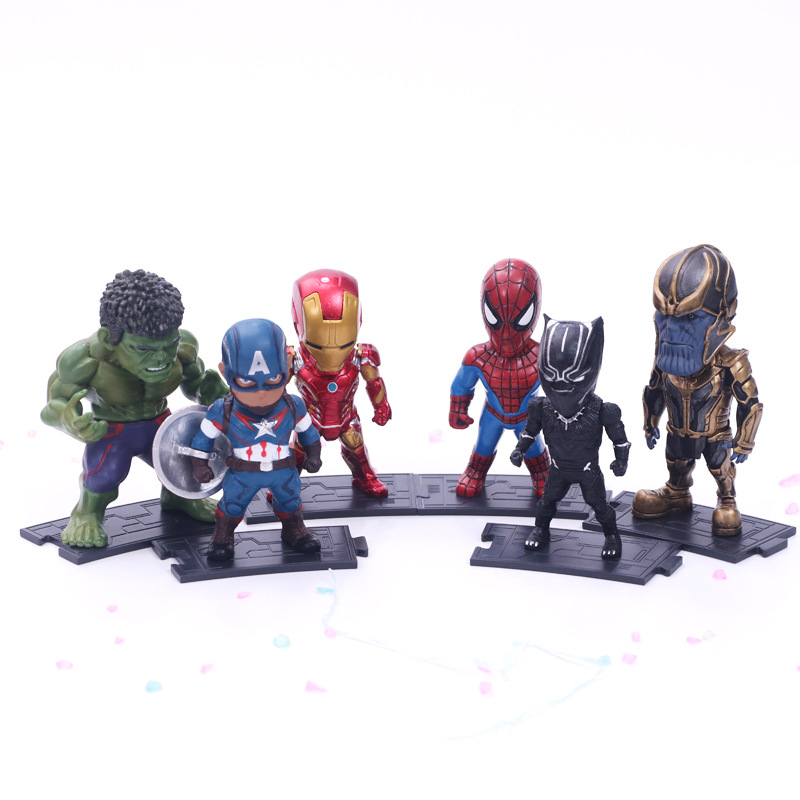 6 قطعة/المجموعة الأعجوبة المنت - مراجعة Model Kit Spiderman وسعره