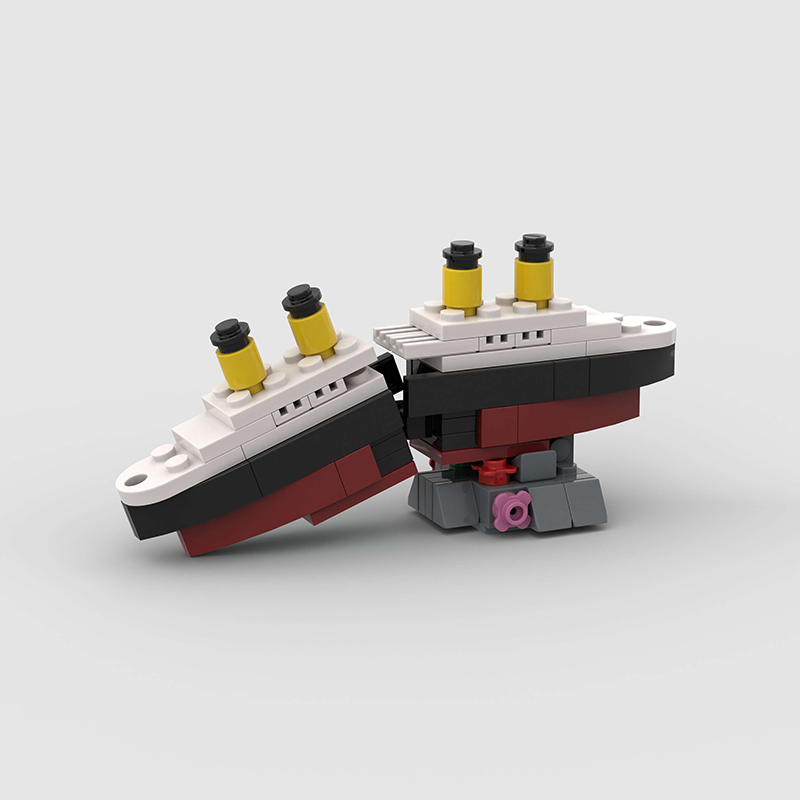 Mini RMS تيتانيك سانك نموذج با - مراجعة Model Kit U Boat وسعره