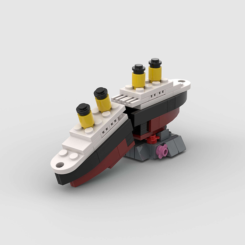 Mini RMS تيتانيك سانك نموذج با - مراجعة Model Kit U Boat وسعره