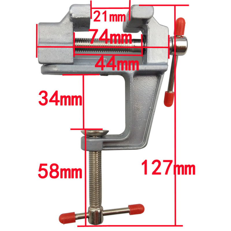 الألومنيوم طاولة صغيرة المشبك  - مراجعة Model Kit Vise وسعره