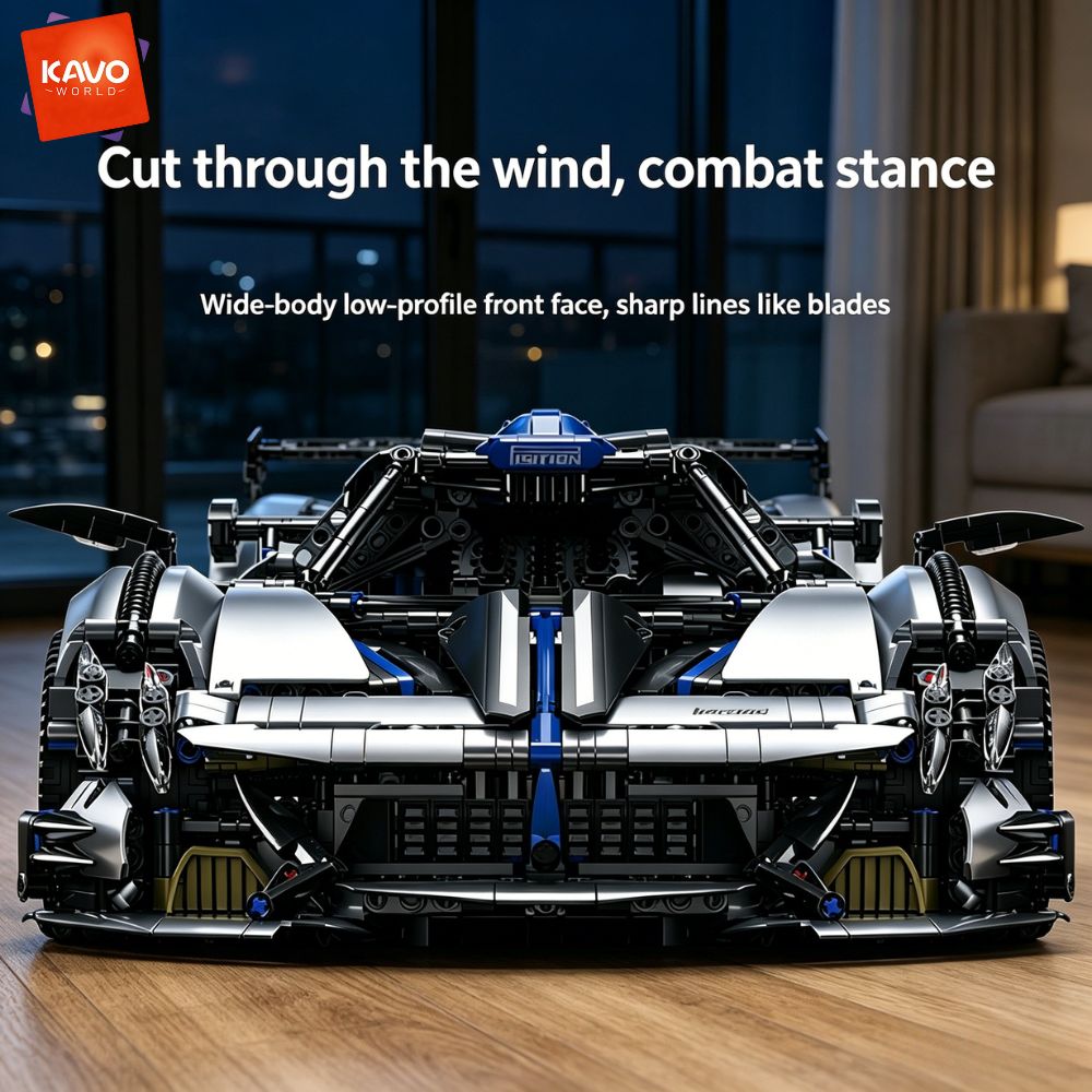 مجموعة مكعبات بناء سيارة رياضي - مراجعة Model Kit Runner وسعره