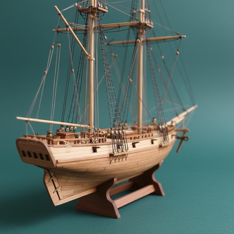 طقم نموذج سفينة خشبية - نموذج  - مراجعة Model Kit U Boat وسعره