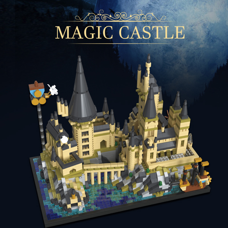 مجموعة مكعبات بناء قلعة هاري ب - مراجعة Model Kit Harry Potter وسعره