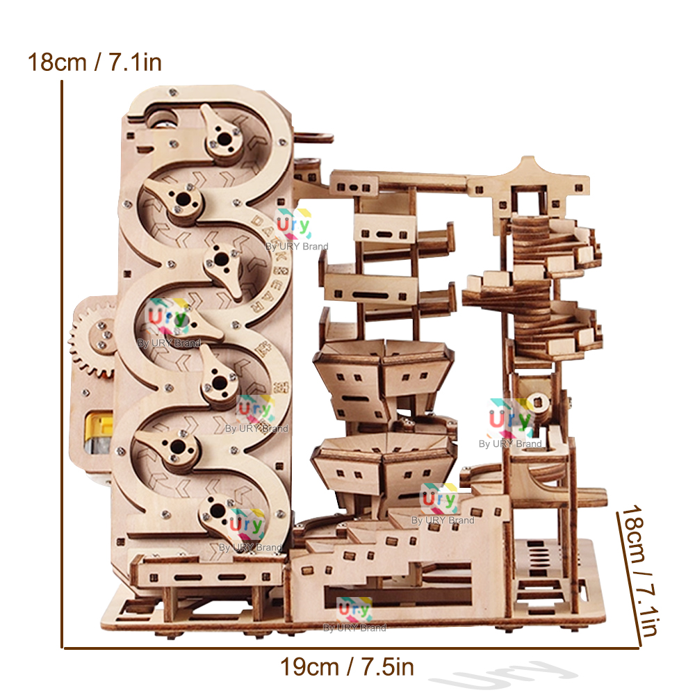 Ury مجموعة مسار رخام كهربائي خ - مراجعة Model Kit Runner وسعره