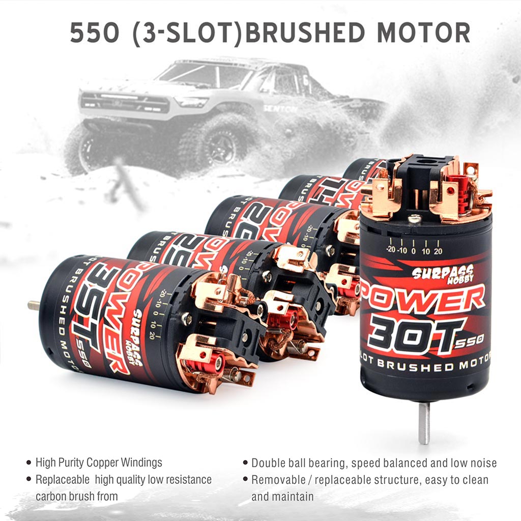 محرك SURPASS HOBBY 540 550 ذو  - مراجعة Tamiya Model Rc Car وسعره